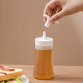 210/350Ml Upside Down Squeeze Sauce Bottle Ketchup Squeeze Bottle Transparent Plastic Sharp Mouth Food Grade Empty Bottle Kitchen Seasoning Tool 1Pcs. 