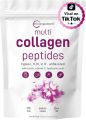 Micro Ingredients Multi Collagen Peptides Powder, 16oz | Type I, II, III, V, X + Biotin, Vitamin C & Hyaluronic Acid | Unflavored | Supports Hair, Skin & Joint Health | Keto, Non-GMO. 