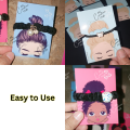 Scrunchies Display Cards/Customized Scrunchies Cards, Hair Pin, Hair Ties Jewelry Display Holder for Packing Handmade/Small Business Scrunchies and Hair Ties Display Supplies/Custom Scrunchies Cards for Wedding Favors - Packagiing Supplies. 
