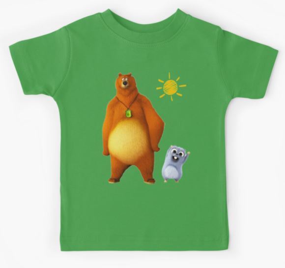 Grizzy%20and%20lemmings%20Kids%20cotton%20T-Shirts%20for%20summer%20-%20Image%203