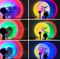 Remote Control RGB Sunset Lamp Projector 16 Colors Changing RGB | Mobile Photography Backgrounds Accessories Lighting Kit Wallpaper. 