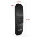 Wechip W1 2.4G Air Mouse Wireless Keyboard Remote Control Infrared Remote Learning 6-Axis Motion Sense for Smart TV Android TV. 