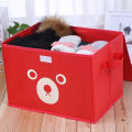 Panda Storage Bin for Toy Storage, Collapsible Chest Box Toys Organiser with Lid for Kids Playroom, Baby Clothing, Children Books, Stuffed Animal. 