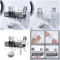 Bathroom kitchen Punch Corner Frame Shower Shelf Wrought Iron Shampoo Storage Rack Holder bathroom accessories. 