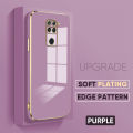 For Xiaomi Redmi Note 9 Soft Original Square Edge Pattern Casing Plated Phone Shell Luxury Plating Soft Phone Case. 
