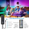 Mexllex, 10M Led  Strip Light with Bluetooth APP and 44 Keys Remote,MLights with Bluetooth APP and 44 Keys Remote,Music Sync Color Changing RGB SMD 5050 Led Light Strips, LED Lights for Bedroom Home Party Kitchen Decoration. 