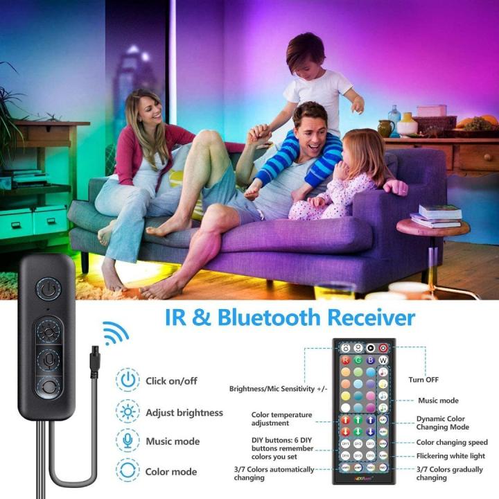 Mexllex,%2010M%20Led%20%20Strip%20Light%20with%20Bluetooth%20APP%20and%2044%20Keys%20Remote,MLights%20with%20Bluetooth%20APP%20and%2044%20Keys%20Remote,Music%20Sync%20Color%20Changing%20RGB%20SMD%205050%20Led%20Light%20Strips,%20LED%20Lights%20for%20Bedroom%20Home%20Party%20Kitchen%20Decoration%20-%20Image%204