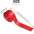 Universal Car Seat Belt 3.6-Meter Red Webbing Strap 2 Inch Fabric Racing Car Seat Safety Belt 1 Pc. 