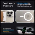 Original Spigen iPhone 15 Pro Max Wireless case Luxury Plating Transparent Shockproof Silicone Case for iPhone 15 Pro Max Clear Hard Cover Compatible with MagSafe. 