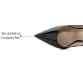 Luxury Stiletto Black High Heels with Red Bottom, Pumps Shoes for Women, Pointed Toe Wedding Shoes. 