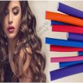 10 X Flexible Curling & Rolling Prem Rods No Heat Lightweight Rollers, Twist and Flex Hair Curlers For All Hair Types. 