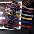 Gesh 2023 Gold Women's Watches Sports Touch Led Digital Electronic Wrist Watch For Men Student Girl Hand Ring Magnetic Bracelet Watch. 