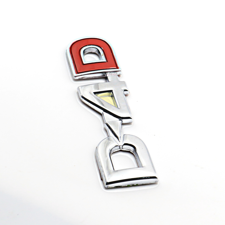 ABS CHROME D4-D SIDE LETTERS BADGE EMBLEM FOR HILUX D-4D