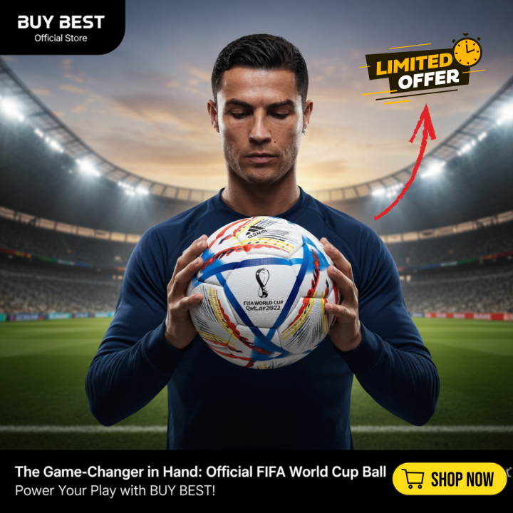 Sialkot Football – Premium PU Leather Size 5 Professional Soccer Ball ...