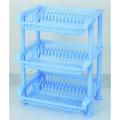 LAVENNA Three layer Triple tier dish rack PURE Plastic plate rack Kitchen Sink Dish Stand utensils washing rack kitchen dish drying rack plastic dish deluxe lavenna multicolor. 