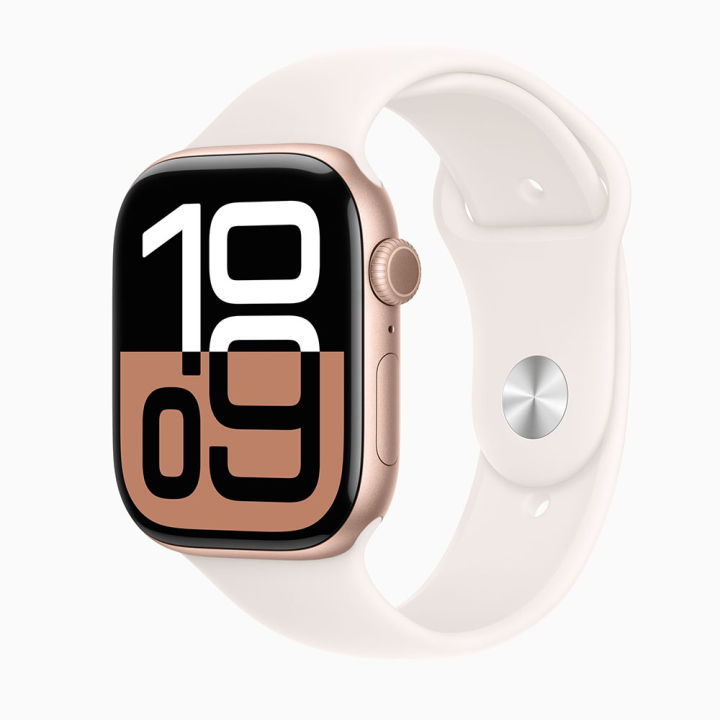 Apple Watch Series 10 Smart Watch, Aluminum case,  LTPO3 Display, Wide‑angle OLED, All‑day battery life, up to 18 hours of normal use, Emergency SOS, Water resistance 50m (swimproof), Dust resistance IP6X