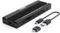 FIDECO M.2 NVME USB Type C SSD Enclosure Adapter, USB 3.1 Gen 2 10Gbps. 