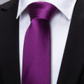 Sunfloweio Barry.Wang Purple Lilac Lavender Silk Mens Tie Handkerchief Cufflink Set Jacquard Floral Necktie for Male Wedding Business Party. 