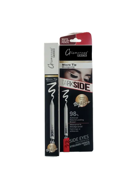 Glamorous%20Face%20Dark%20Side%20Waterproof%20Eyeliner%20Kajal%20Pencil%20White%20-%20Image%203