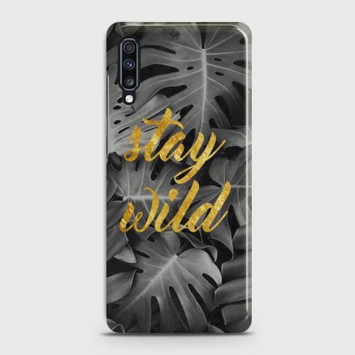 Samsung Galaxy A70 Cover - SkinLee HQ Hard Case - Stay Wild - SKINLEE-275-1-445-308