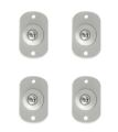 Universal Furniture Wheel Directional Roller Self Adhesive 360* Swivel Casters Pulley Roller 4 Pcs Set. 