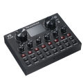 V8 Plus Live Sound Card with Audio Cable USB Cable BT Accompaniment Sound Effects Universal for Phone Computer. 