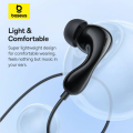 Baseus Encok HZ20 Wired Earphones 3.5mm with High Bass, Braided Cable Low Latency HiFi Sound Handsfree. 