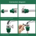 Universal Tap Connector, Tap Adopter, Quick and convenient Tap connector, 1/2 inch Hose size, Garden hose Connector. 