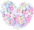 Julystar 100pcs Pure Cotton Balls Extra Soft 100% Pure/Hygienic Absorbent Cotton Colored Cotton Balls Makeup Cotton Balls Degreasing Cotton Ball for Face Cleansing & Makeup Removal Beauty Salon Home Use Face Cotton Ball. 
