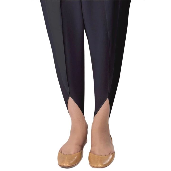 DHANAK - Tulip Pants in Cotton for Women - TPC01 - White / Black - XS, S, M, L, XL