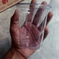 Disposable Plastic Cups Glass With Dome Lids Pack of 50 with Straw 380ml. 