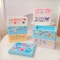 Sanrio Hello Kitty My Melody Kuromi Cinnamoroll Desktop Storage Box Foldable Stackable Cosmetic Organizer Girl's Desktop Storage. 
