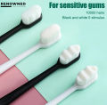 12000 Bristle Micro Nano Soft Toothbrush for Sensitive Teeth and Gums Care, Extra Soft Silko Toothbrush for Adults, Kids, Children and People with Braces. 