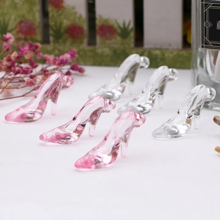 24pcs%20Plastic%20Mini%20Glass%20Slipper%203D%20High%20Heel%20Shoe%20Shape%20Party%20DIY%20Decorations%20Cake%20Decoratiing%20Tools%20DIY%20%20Pink%20Clear%20Hot%20-%20Image%202