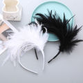 Colorful Mardi Gras Feather Headband Flapper Headpiece Adult Party Costume Hair WANNA. 