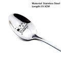New Year 2022 Metal Merry Christmas Spoons Xmas Party Tableware Ornaments Christmas Decorations for Home Table Navidad 2021 Gift. 