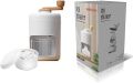 US Dealz Manual Ice Crusher, Portable Shaved Ice Machine with Ice Box, Hand Ice Crusher, Built-in Spring Ice Compressor, High Capacity and Easy to Clean, for Home, Office, Kitchen. 