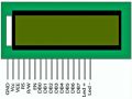 LCD  16x2 Blue Screen with Header for Arduino. 