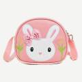 【Happier】Hot selling Bags and Travel Kids bag Girls Cute Children 3D Cartoon Bunny Pattern Shoulder Messenger Handbags Kids Girls Small PU Leather Crossbody Bags. 