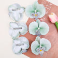 Elegant and Gentle Butterfly Orchid Head Flower Hair Clips Female Mori Atmosphere Sense of The Seaside Holiday Photo Bangs Clip. 