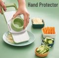5 In 1 Multifunction Vegetable Cutter, Vegetable Slicer, Stainless Steel Vegetable Cutter With Hand Protectors, Vegetable Grater. 