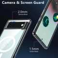 Google Pixel 6 Pro Magsafe Magnetic Case Shockproof Transparent Clear Cover for Google Pixel 6 Pro Case Magnet. 
