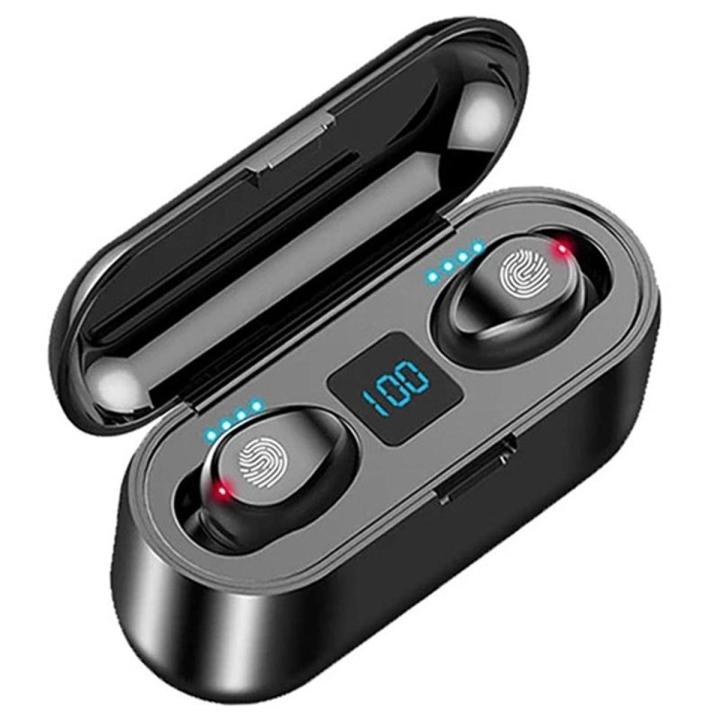 F9 TWS Wireless Earbuds Wireless Bluetooth V5.0 Headset  F9