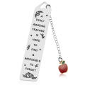 Stainless Steel Metal Bookmarks Elegant Bookmarks 2.6cm*13cm Stainless Steel Bookmarks Inspirational Quotes Bookmarks for Book Lovers Bookmarks Education-Themed Bookmarks Office Bookmarks Gift Bookmarks Daily Inspiration Bookmarks. 