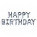 13 Pcs Happy Birthday Foil Balloons Set / Birthday Banner for Birthday - Decorations Balloon Letter Foil Alphabet Birthday Banner For Parties Decoration , Party Supplies , Event , Celebration , Kids , Girls, Boys , Male , Female , Baby birth day. 