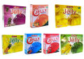 Happy Home Crystal Jelly-7 Flavours available here-55 GM Each Jelly box | Black Currant -Mango -Pineapple -Banana -Berry -Strawberry-Orange( PACK OF 7). 