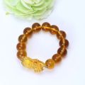 Feng Shui Citrine Gem Stone Wealth Pi Xiu Bracelet Attract Wealth and Good Luck. 