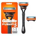 Gillettee Fusion5 Men’s Razor Handle + 1 Blade Refill. 