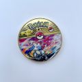 New Pokemon Anime Gold Plated Gold Coin Game Commemorative Coin Pikachu Gold Coin Game Collection Pokemon Cards Christmas. 
