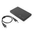 Latest Portable 2.5 inch Hdd Enclosure Usb 2.0 SSD To Sata Plastic Hard Disk Case External Hard Drive Box for Laptop Hard. 